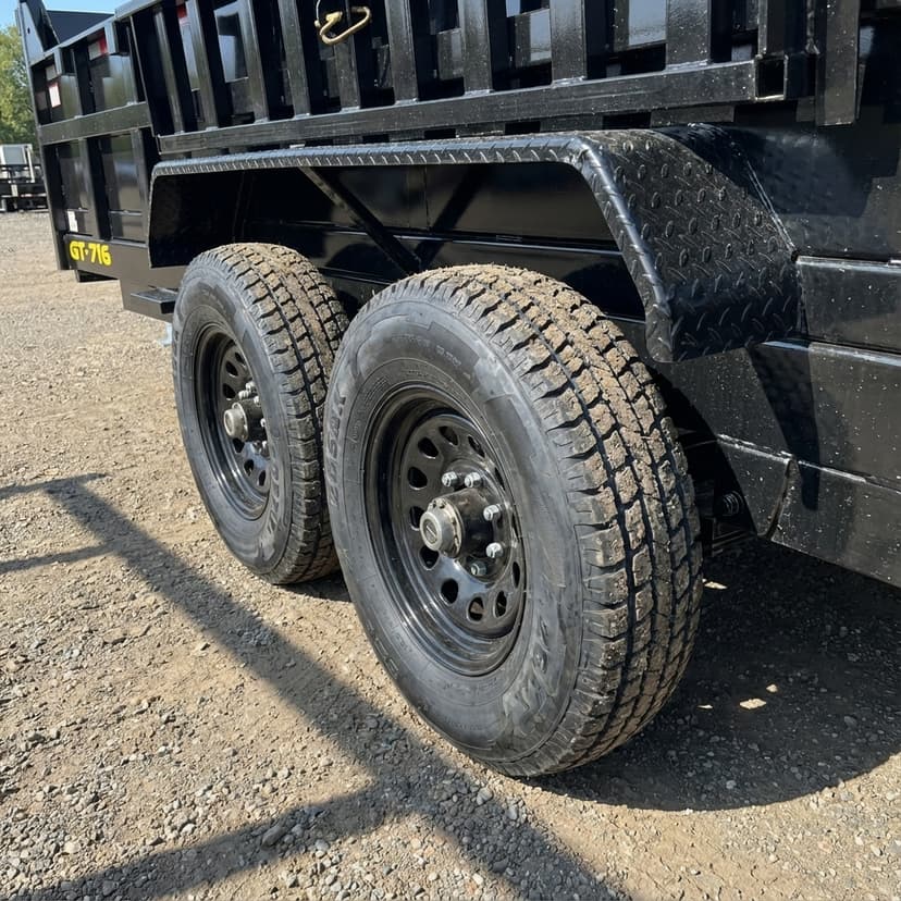 Trailer Wheel Detail